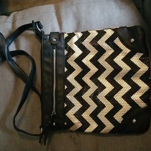 Black/Gold Crossbody